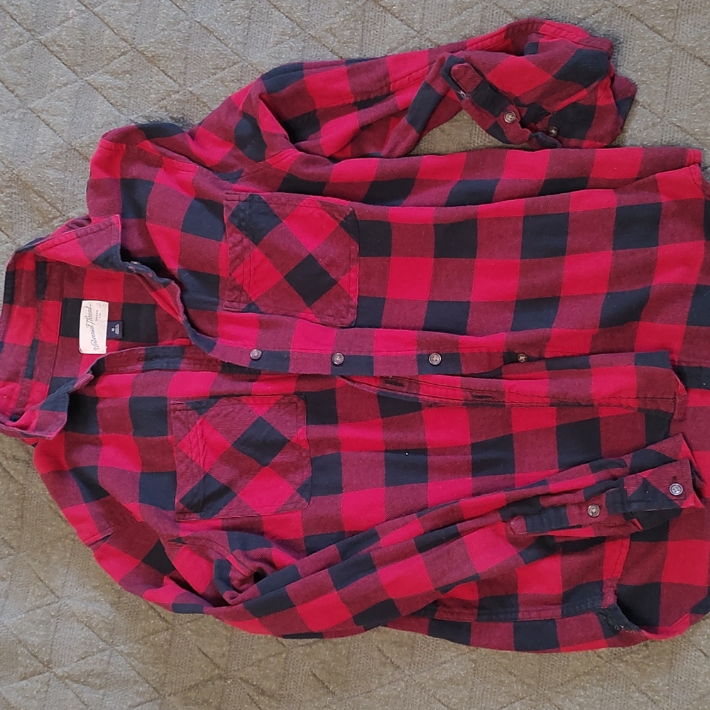 Buffalo plaid flannel shirt